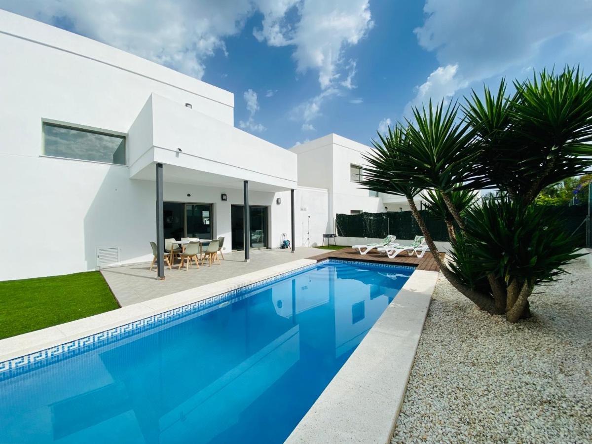 Casa Coco Stylisches Beachhouse Mit Pool & Sundeck Els Poblets Denia Exteriör bild