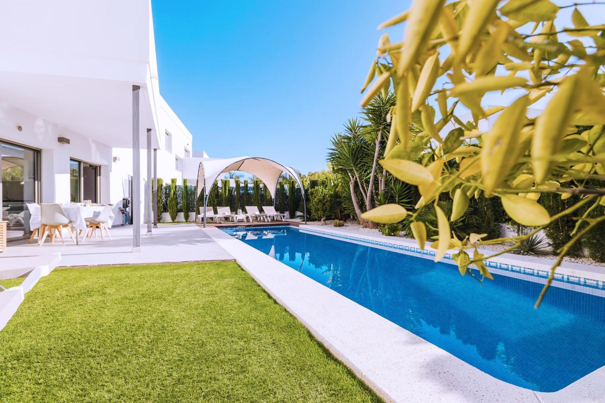 Casa Coco Stylisches Beachhouse Mit Pool & Sundeck Els Poblets Denia Exteriör bild