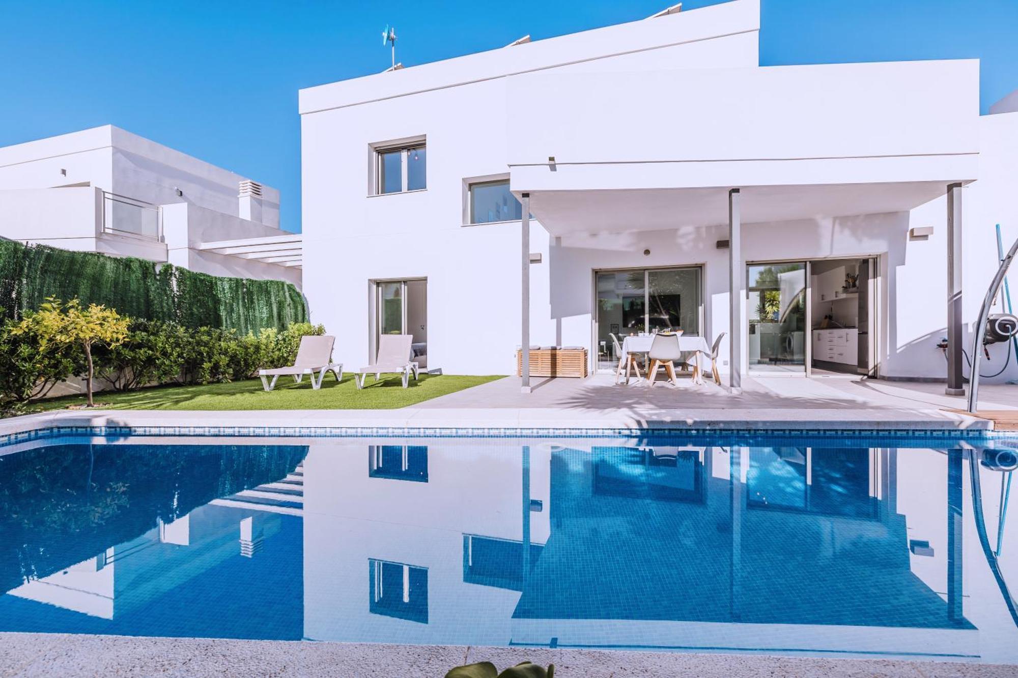 Casa Coco Stylisches Beachhouse Mit Pool & Sundeck Els Poblets Denia Exteriör bild