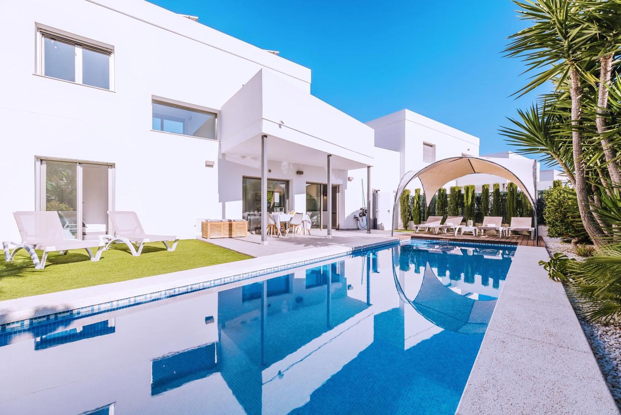 Casa Coco Stylisches Beachhouse Mit Pool & Sundeck Els Poblets Denia Exteriör bild