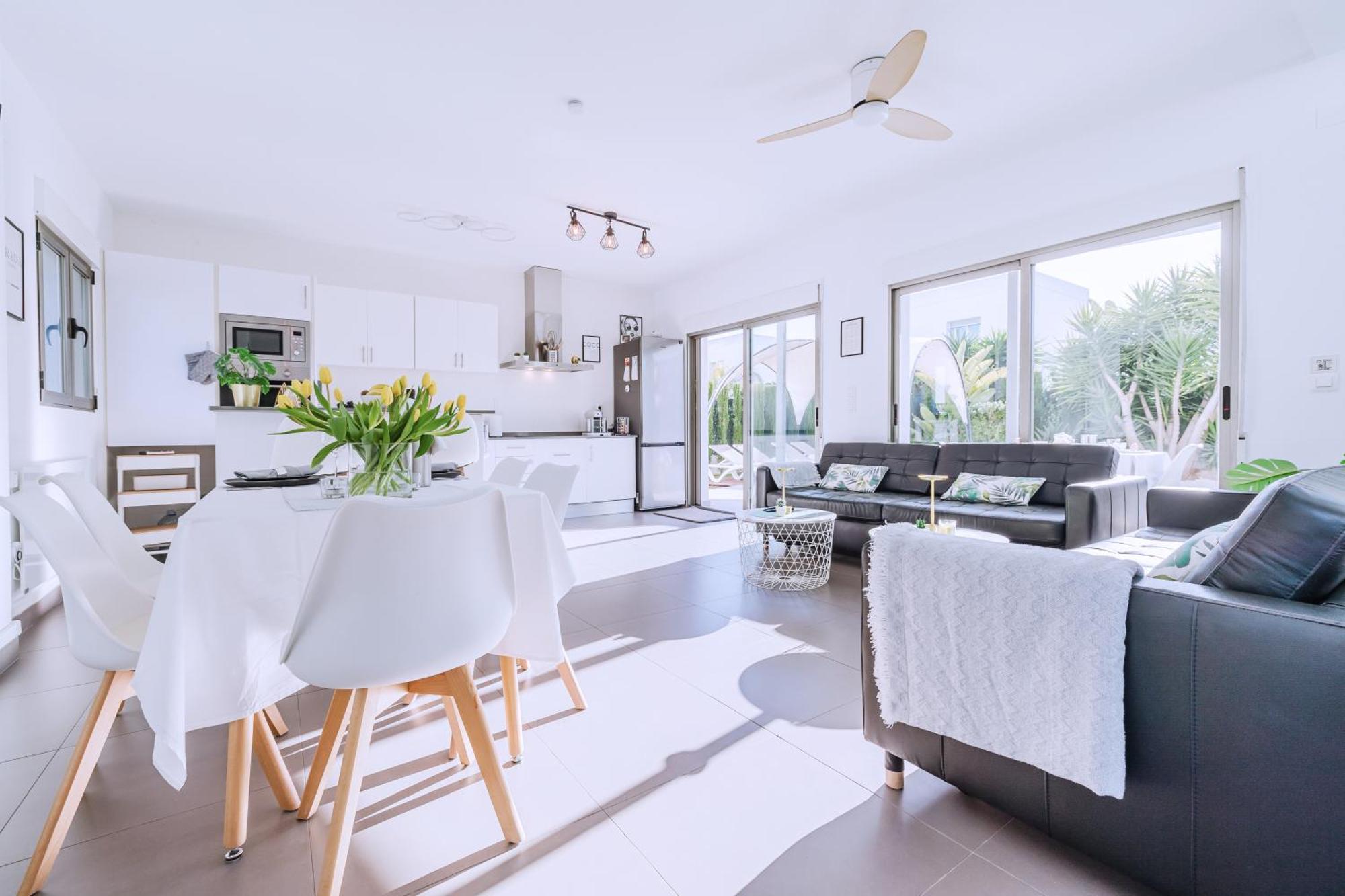 Casa Coco Stylisches Beachhouse Mit Pool & Sundeck Els Poblets Denia Exteriör bild