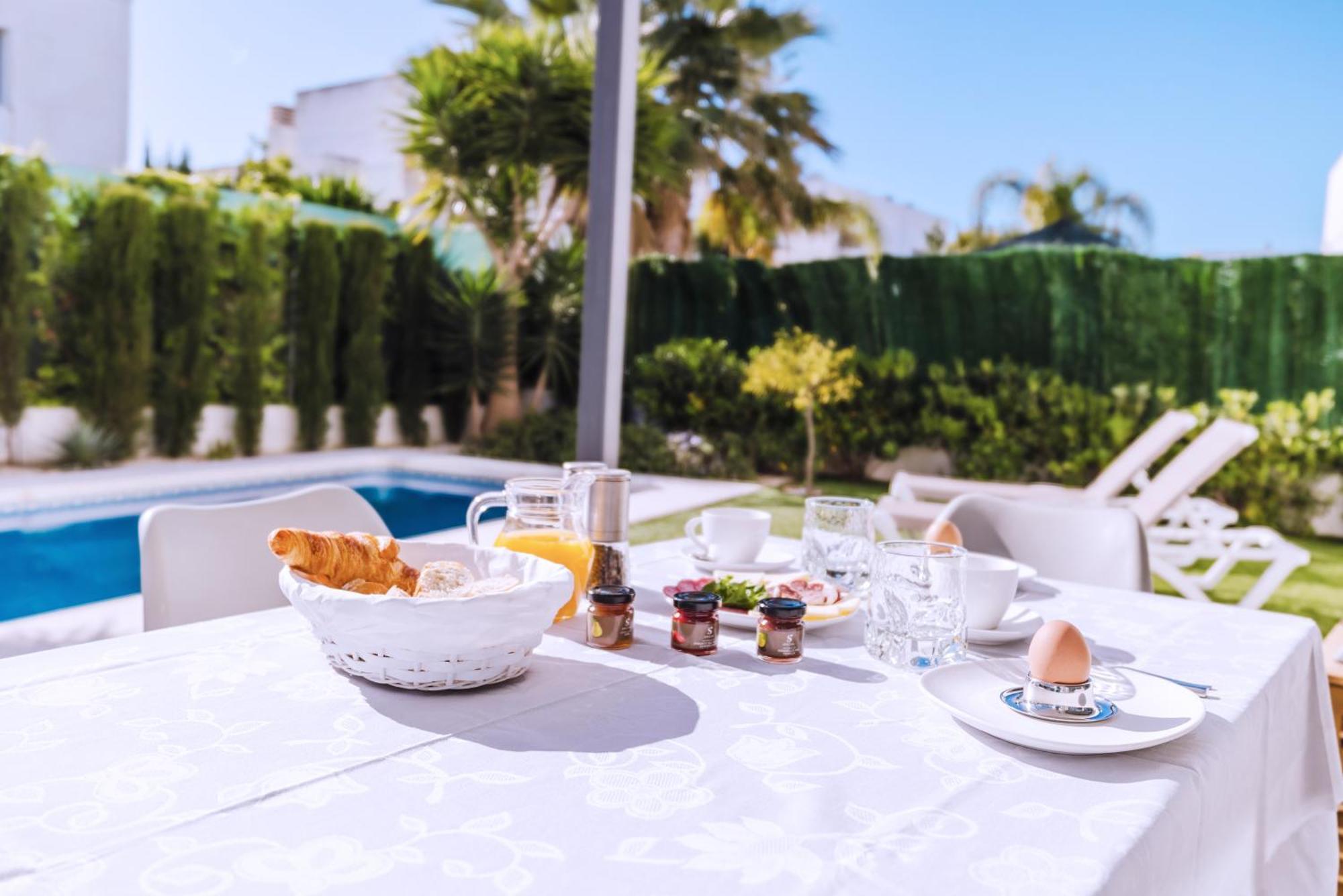 Casa Coco Stylisches Beachhouse Mit Pool & Sundeck Els Poblets Denia Exteriör bild